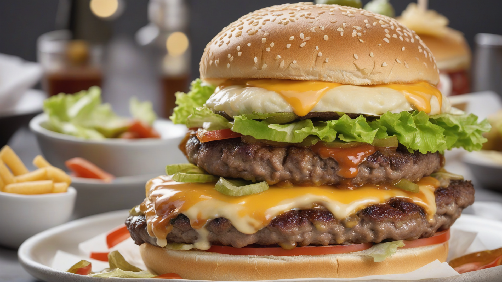 double cheeseburger